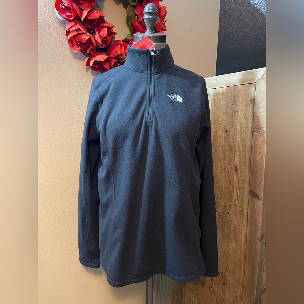 The North Face Black Half-Zip Fleece Pullover
